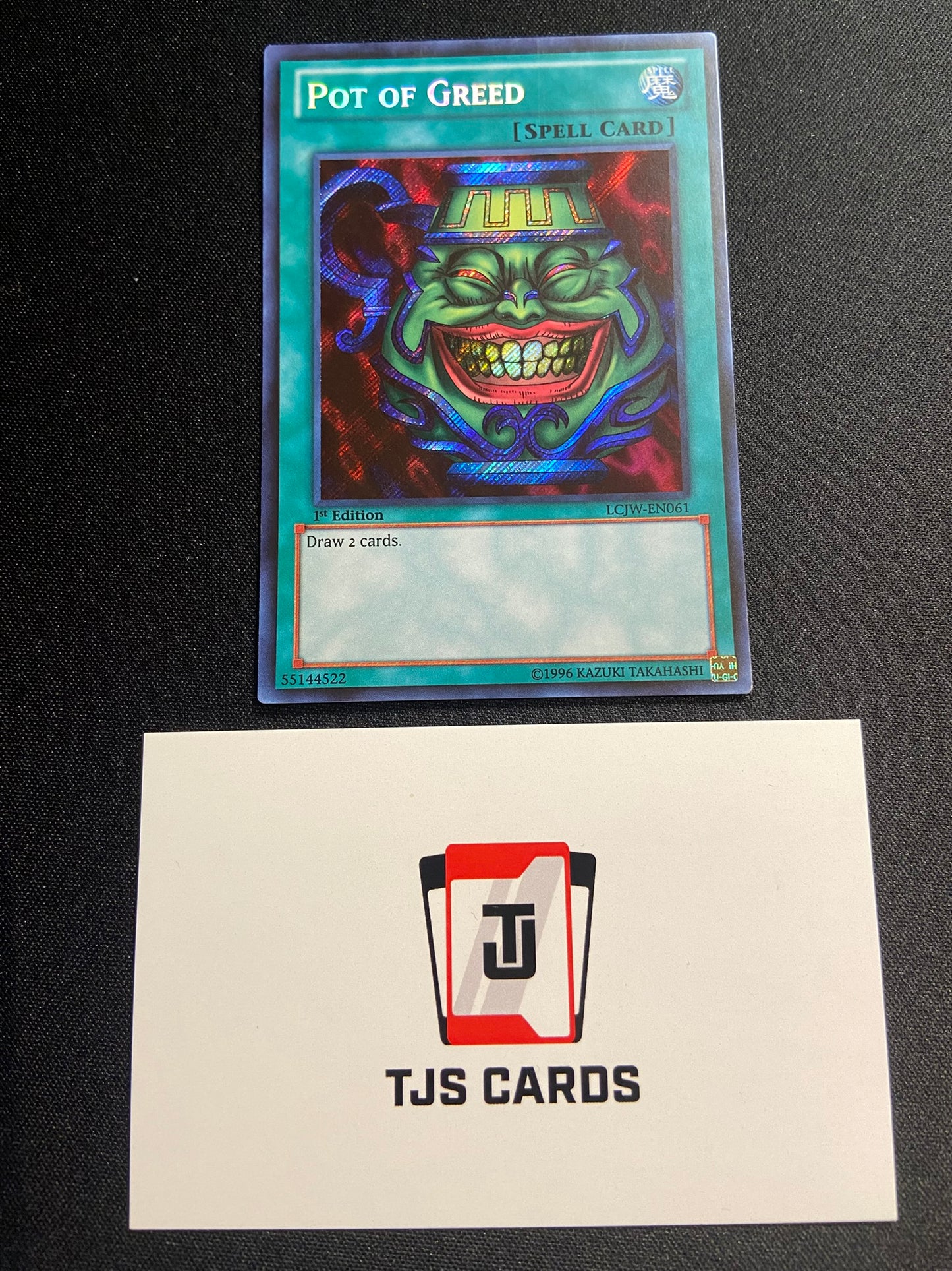 Pot Of Greed - Secret Rare 1st Edition LCJW-EN061 - YuGiOh