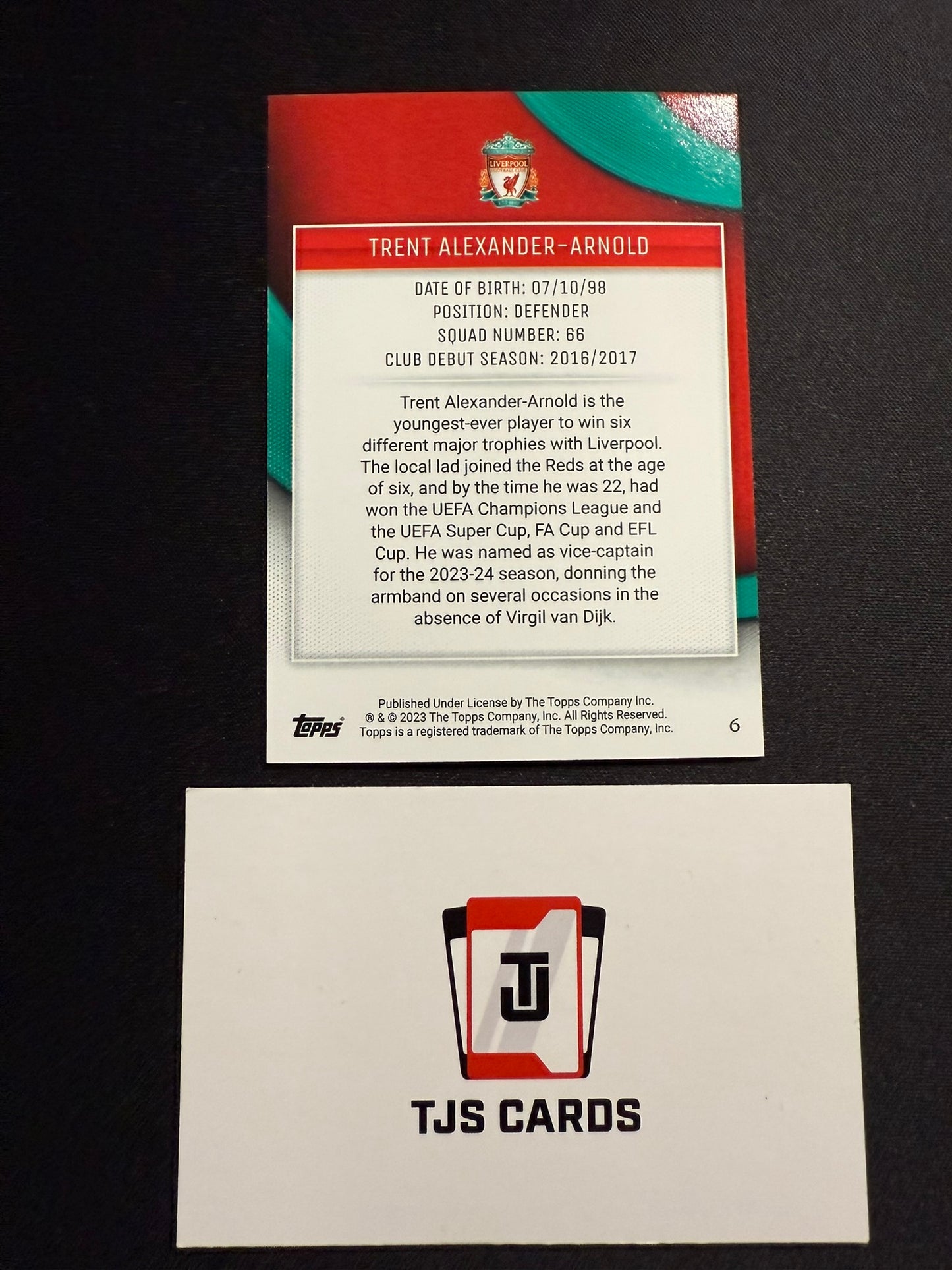 Trent Alexander-Arnold - Pink /99 - TOPPS Liverpool Team Set 2023/24