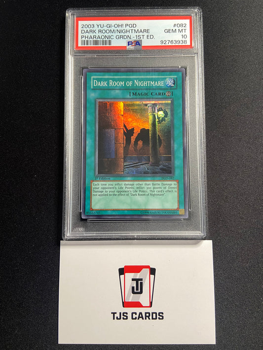 Dark Room Of Nightmare - PSA 10 - Super Rare 1st Edition PGD-082 - YuGiOh