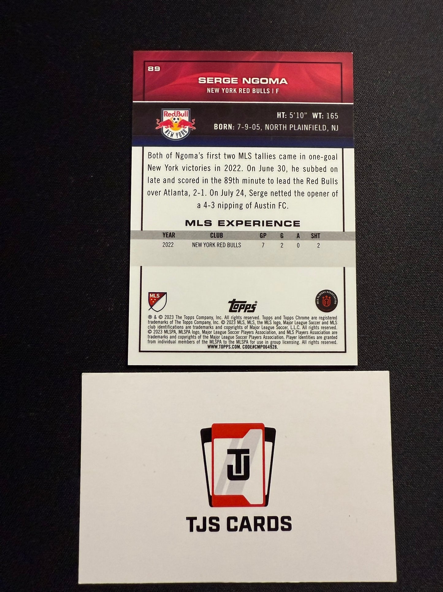 Serge Ngoma - Rookie Blue Mini-Diamond /199 - TOPPS MLS Chrome 2023