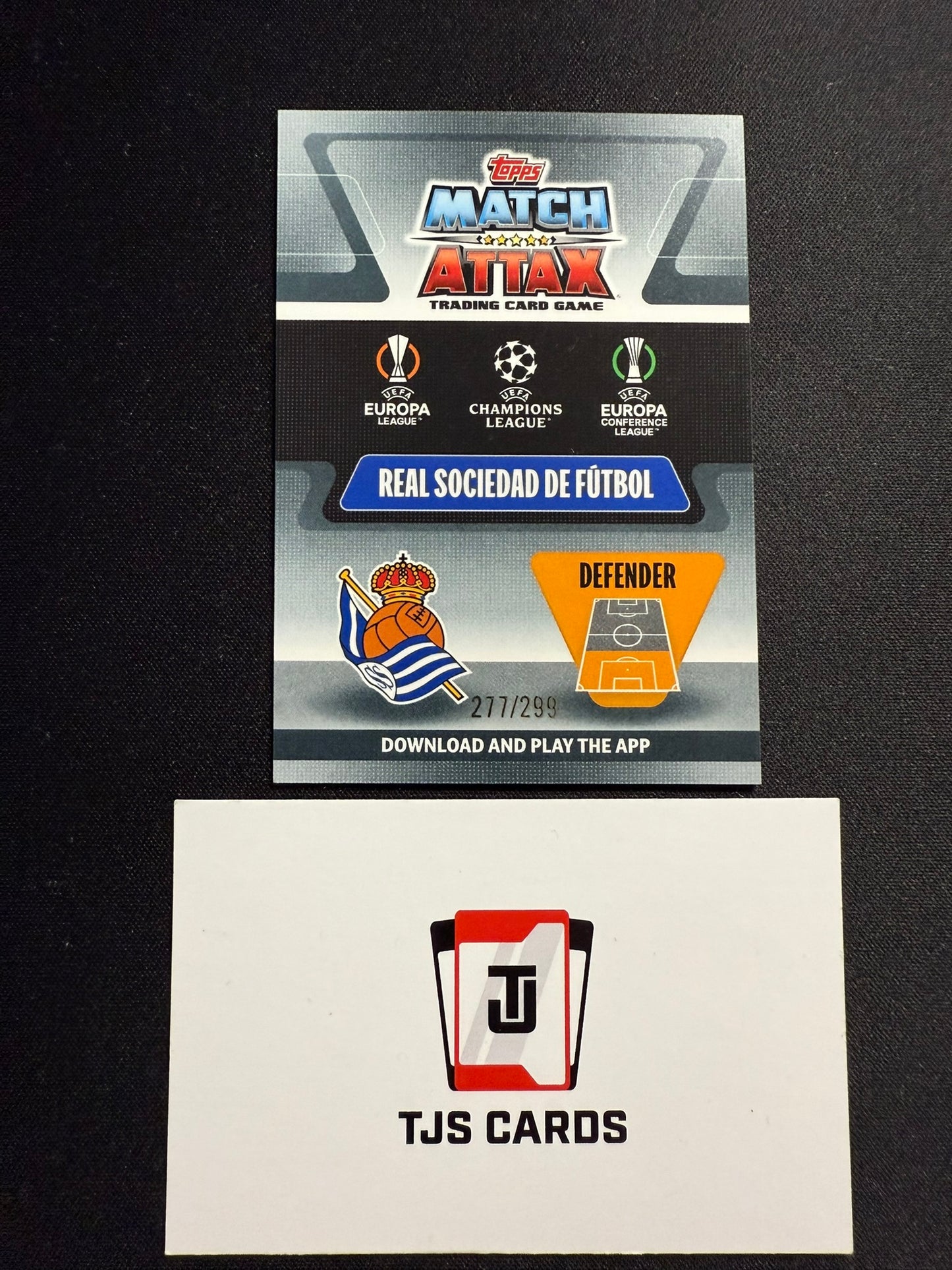 Robin Le Normand - Purple /299 - TOPPS Match Attax Chrome 2021/22