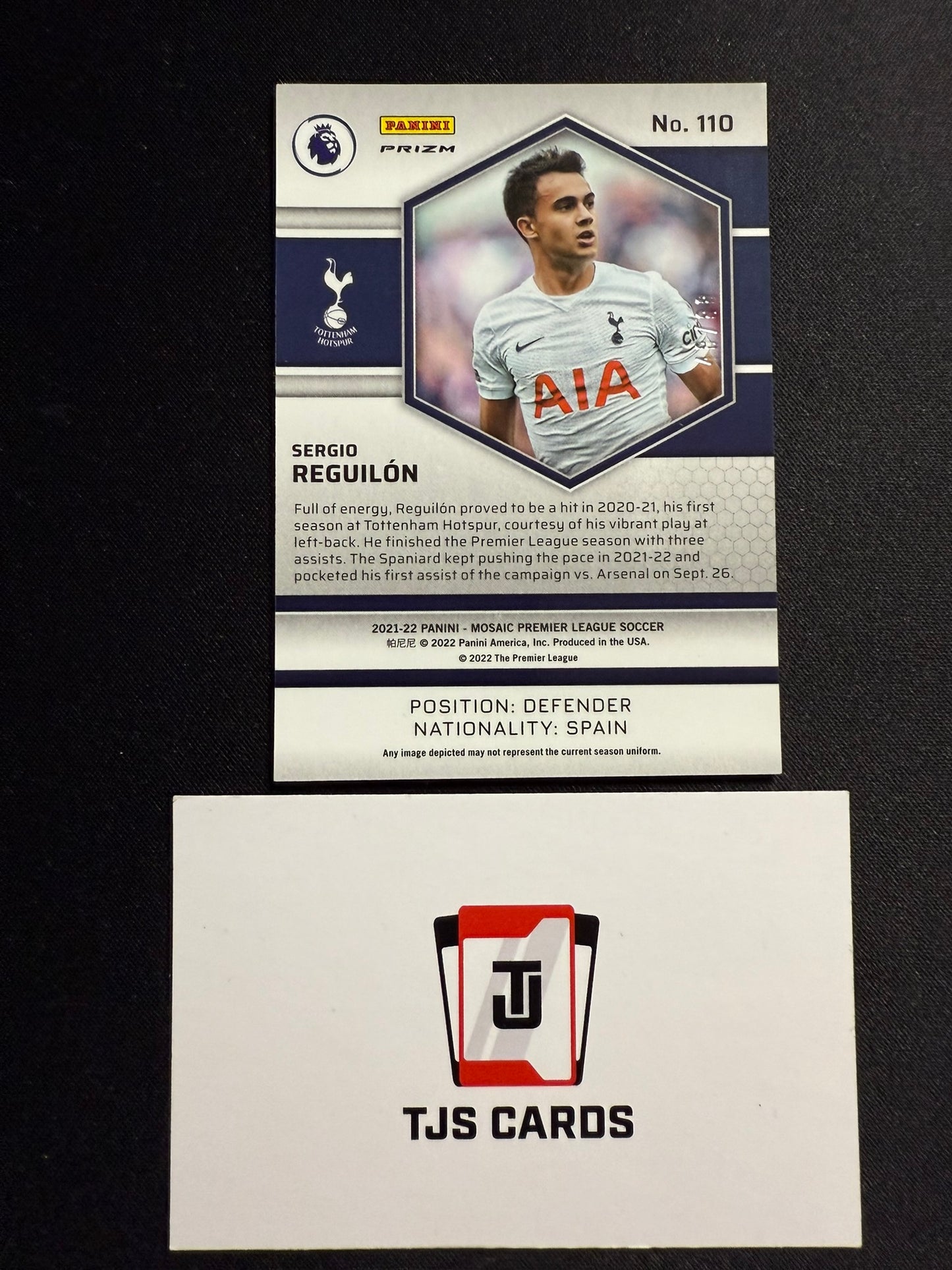 Sergio Reguilon - Red & Gold /88 - Panini Mosaic Premier League 2021/22