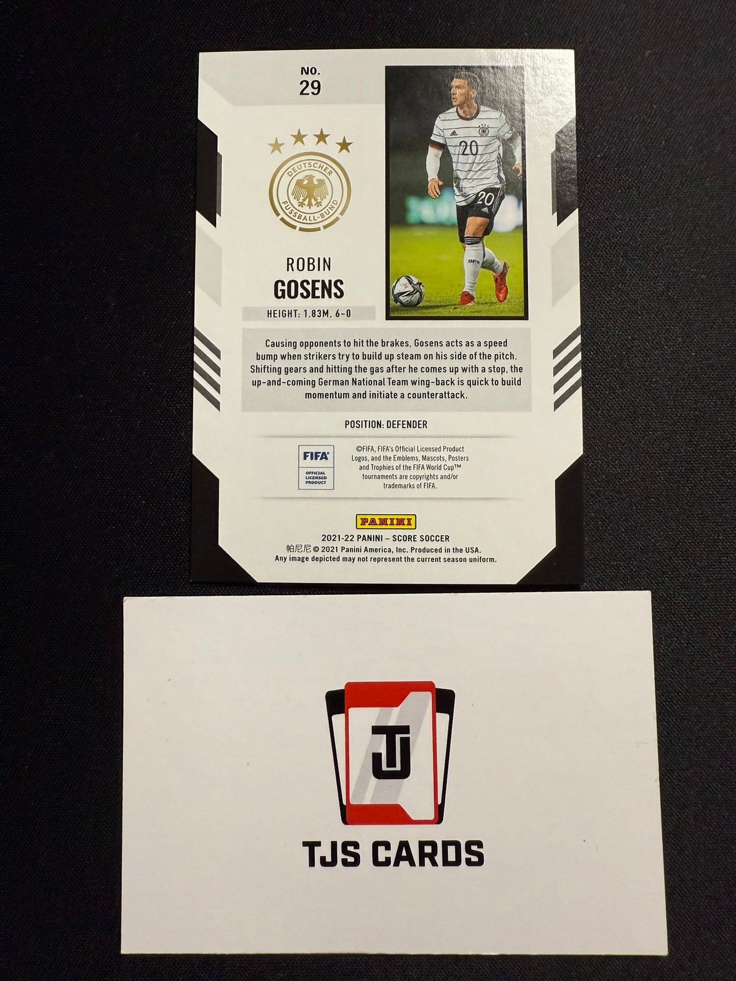 Robin Gosens - Pink /25 - Panini Score 2021/22