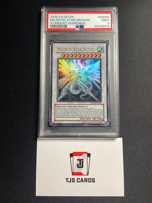 Majestic Star Dragon - PSA 9 - Ultra Rare SOVR-EN040 - YuGiOh