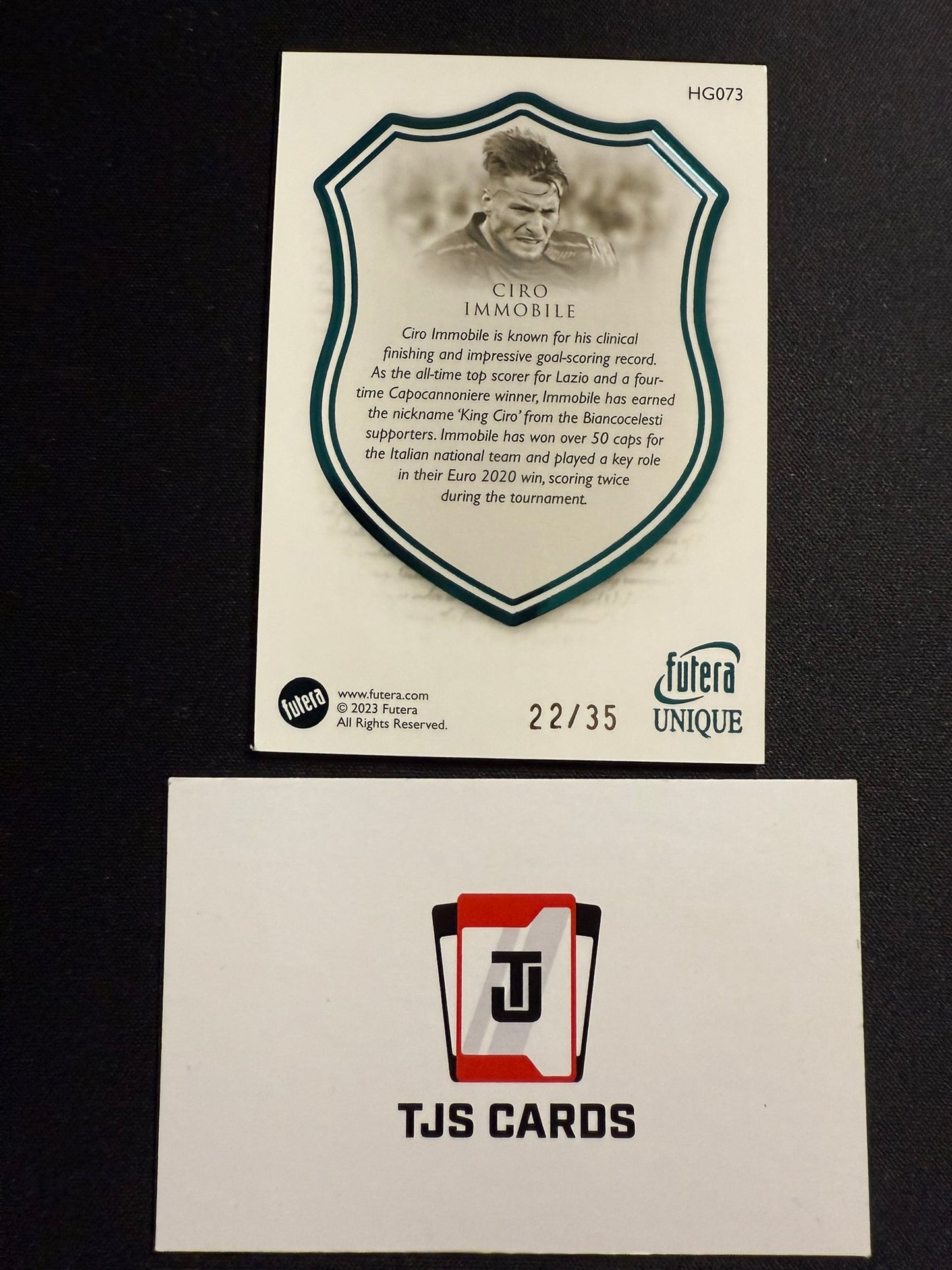 Ciro Immobile - Turquoise Heritage /35 - Futera Unique 2023