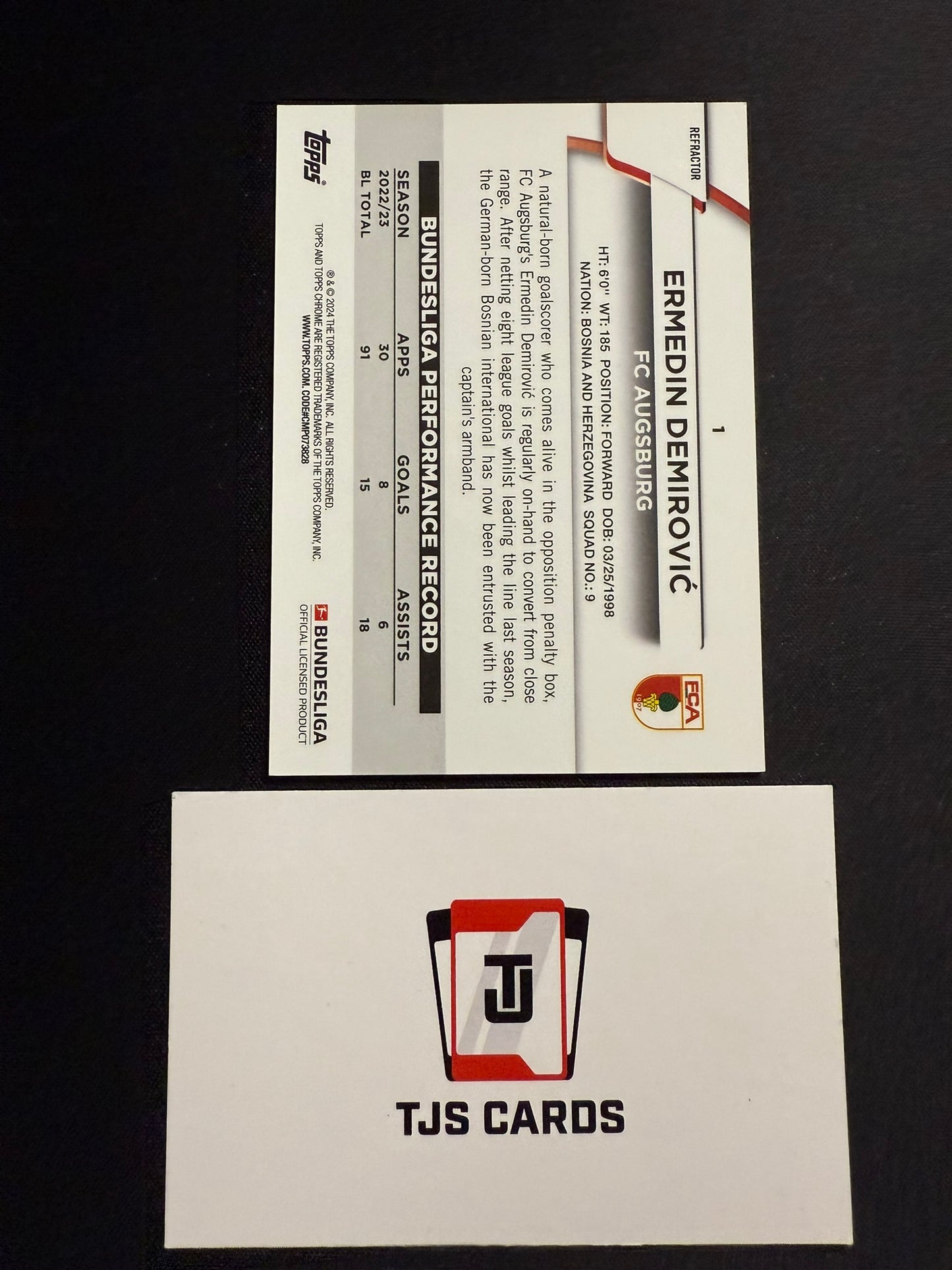 Ermedin Demirovic - Green Wave /99 - TOPPS Bundesliga Chrome 2023/24