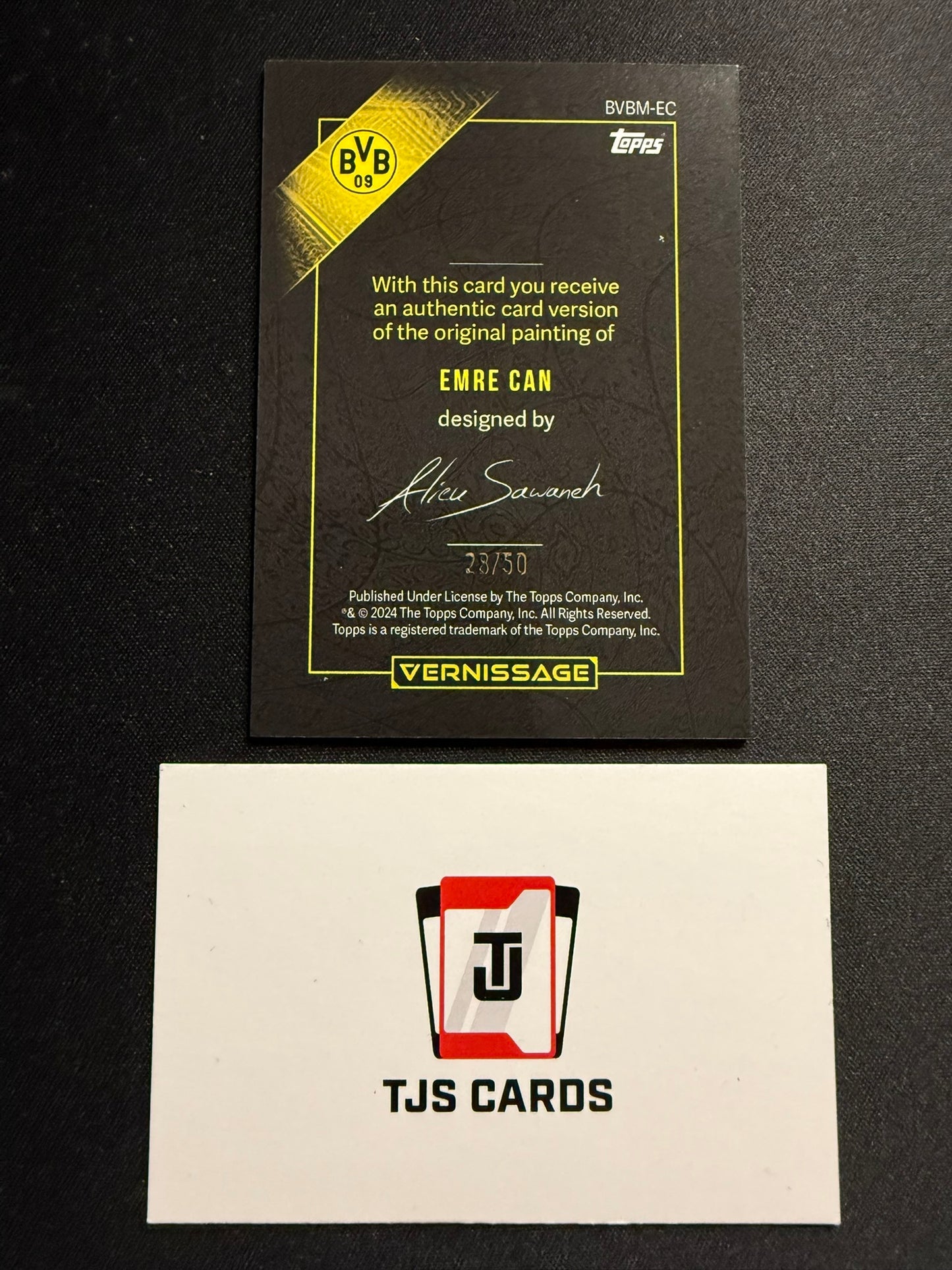 Emre Can - Gold Magnum Opus /50 - TOPPS BvB Vernissage 2023/24
