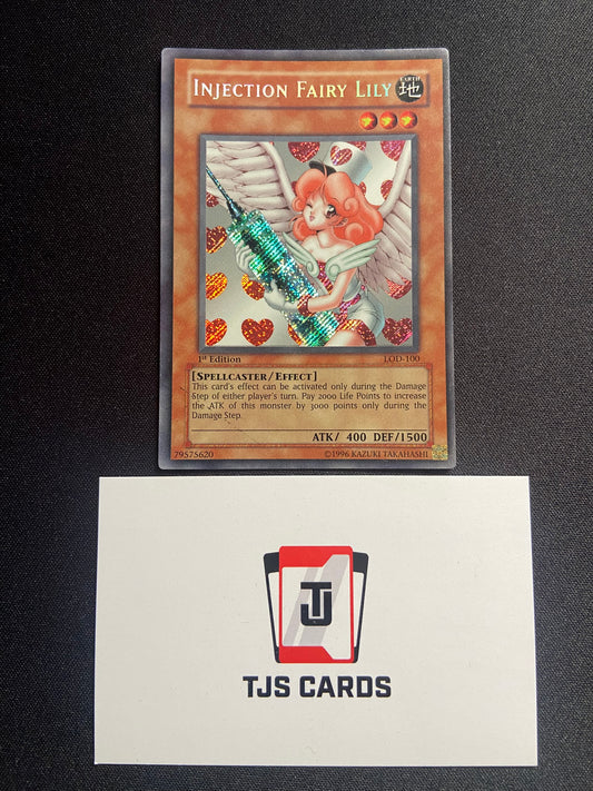 Injection Fairy Lily - Secret Rare 1st Edition LOD-100 - LP - YuGiOh