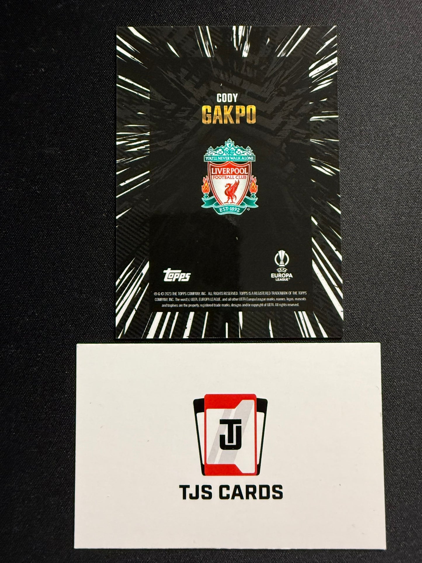 Cody Gakpo - Black /99 - TOPPS Gold UCC 2023/24