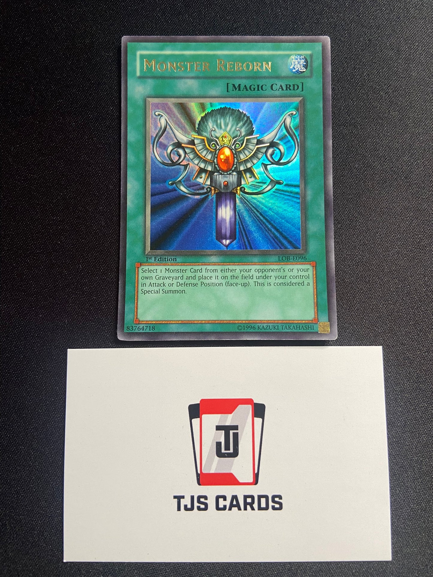 Monster Reborn - Ultra Rare 1st Edition LOB-E096 - MP - YuGiOh