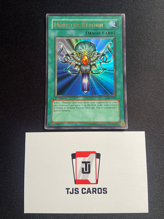 Monster Reborn - Ultra Rare 1st Edition LOB-E096 - MP - YuGiOh