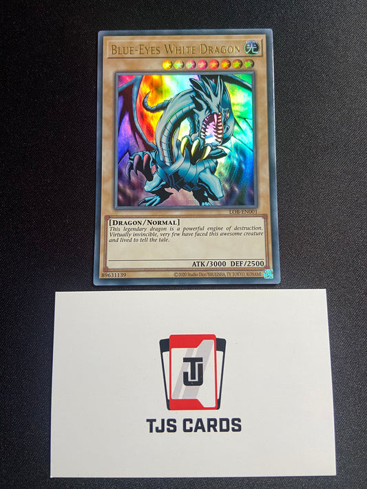 Blue-Eyes White Dragon - Ultra Rare LOB-EN001 - YuGiOh