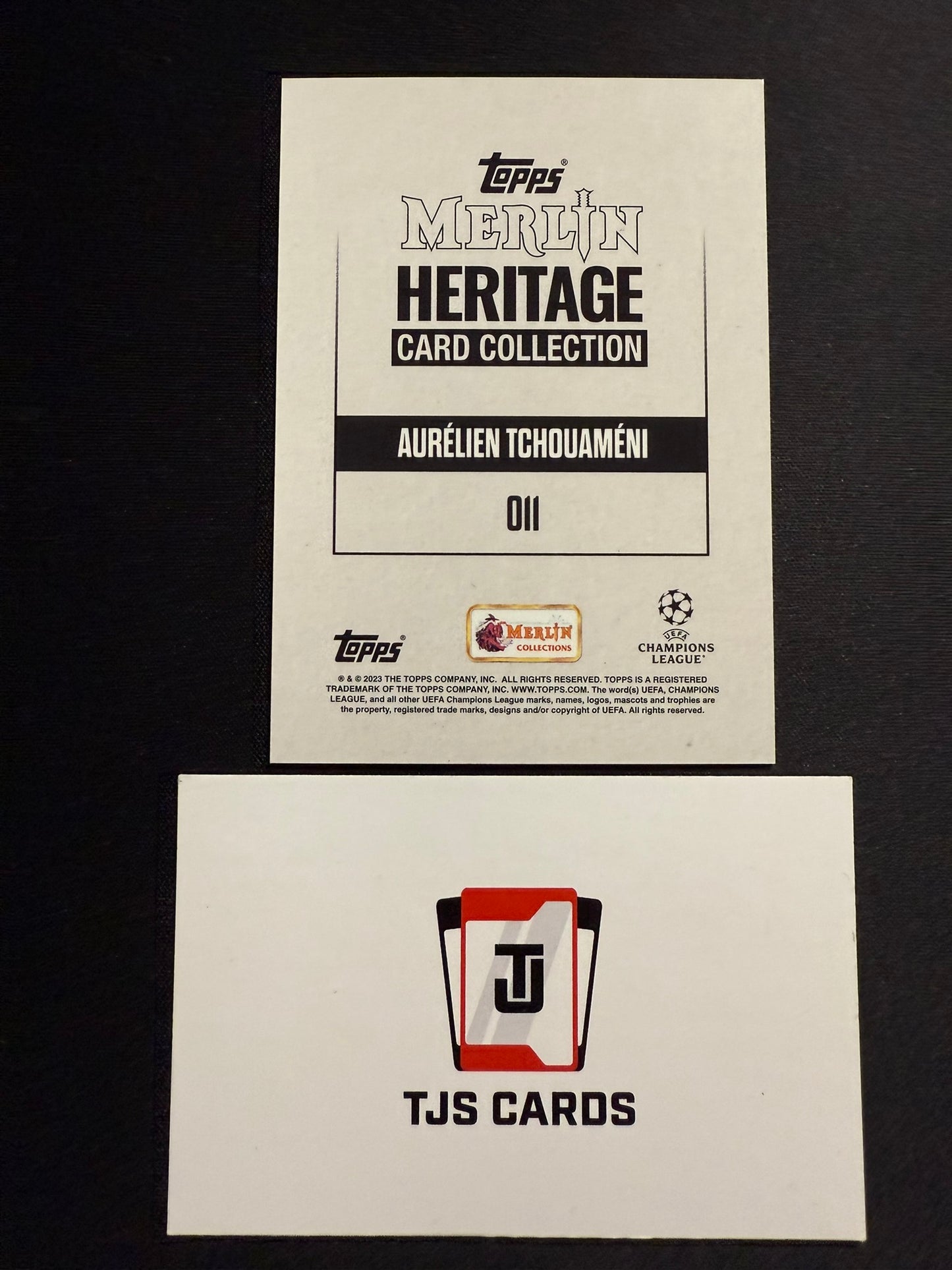 Aurelien Tchouameni - Purple /99 - TOPPS Merlin Heritage UCC 2023/24