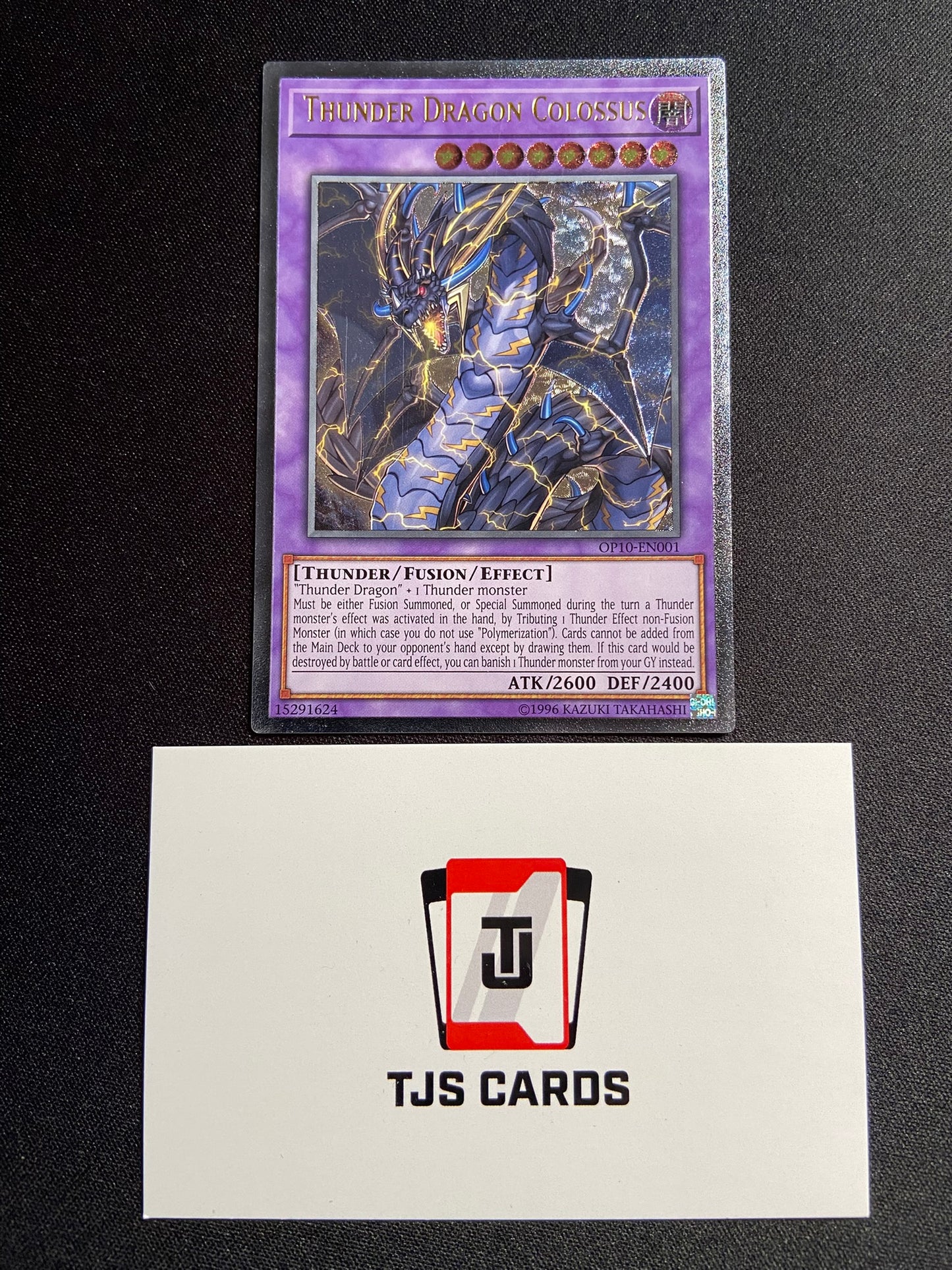 Thunder Dragon Colossus - Ultimate Rare OP10-EN001 - LP - YuGiOh