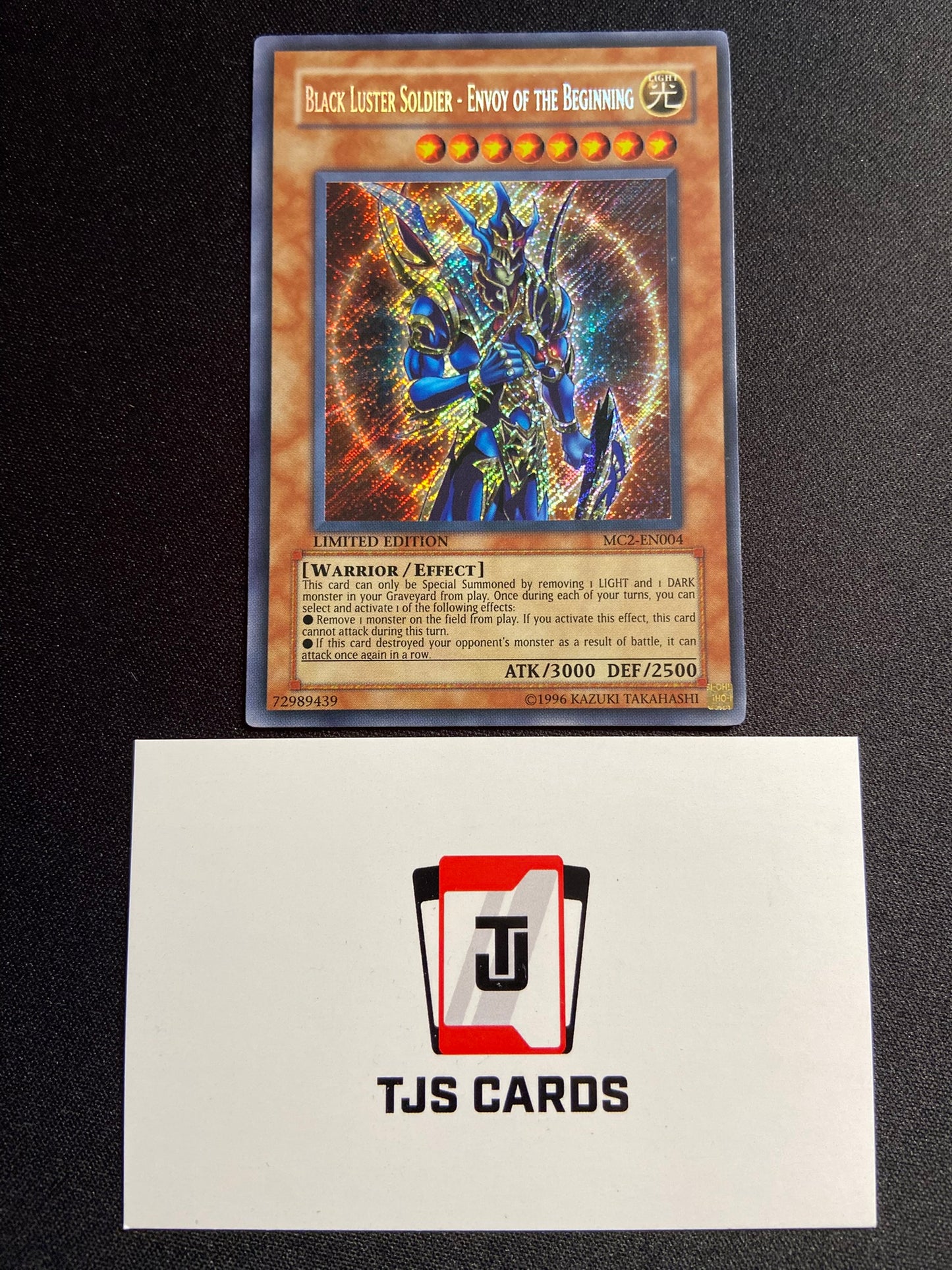 Black Luster Soldier - Envoy Of The Beginning - Secret Rare Limited Edition MC2-EN004 - YuGiOh