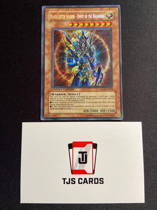 Black Luster Soldier - Envoy Of The Beginning - Secret Rare Limited Edition MC2-EN004 - YuGiOh