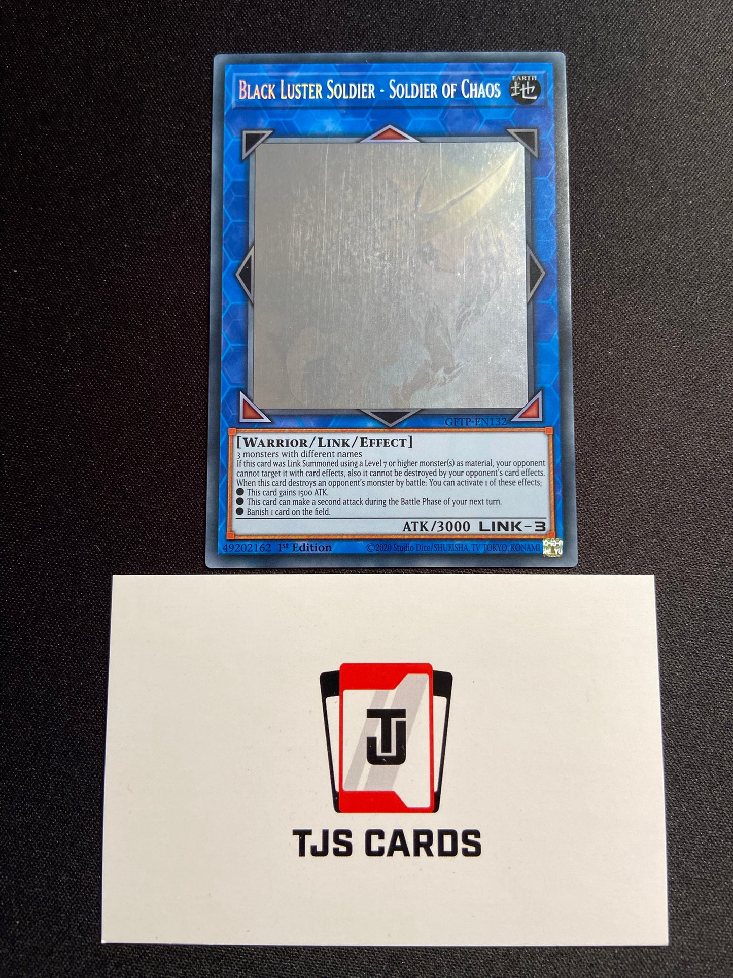 Black Luster Soldier - Soldier Of Chaos - Ghost Rare 1st Edition GFTP-EN132 - YuGiOh