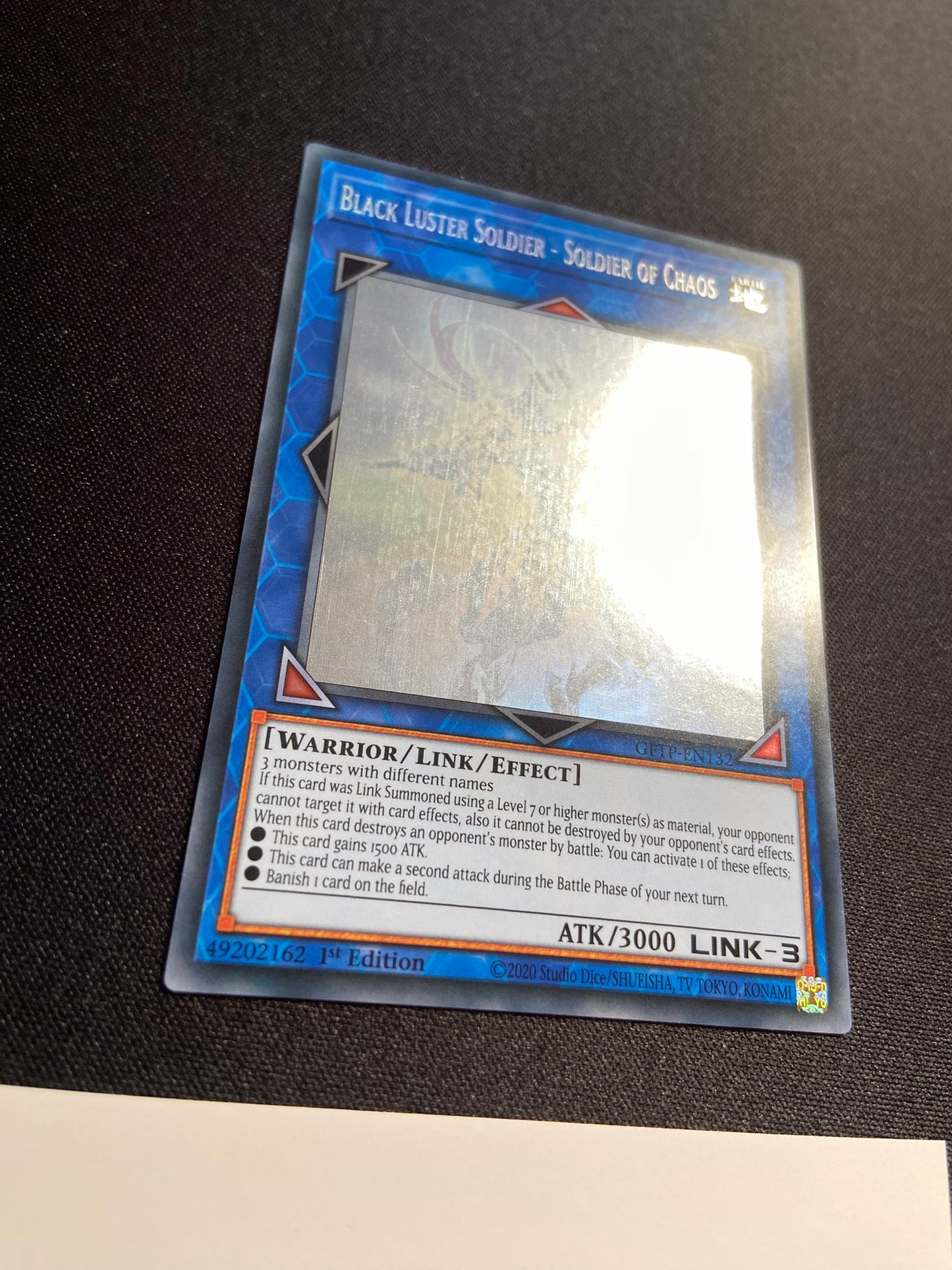 Black Luster Soldier - Soldier Of Chaos - Ghost Rare 1st Edition GFTP-EN132 - YuGiOh