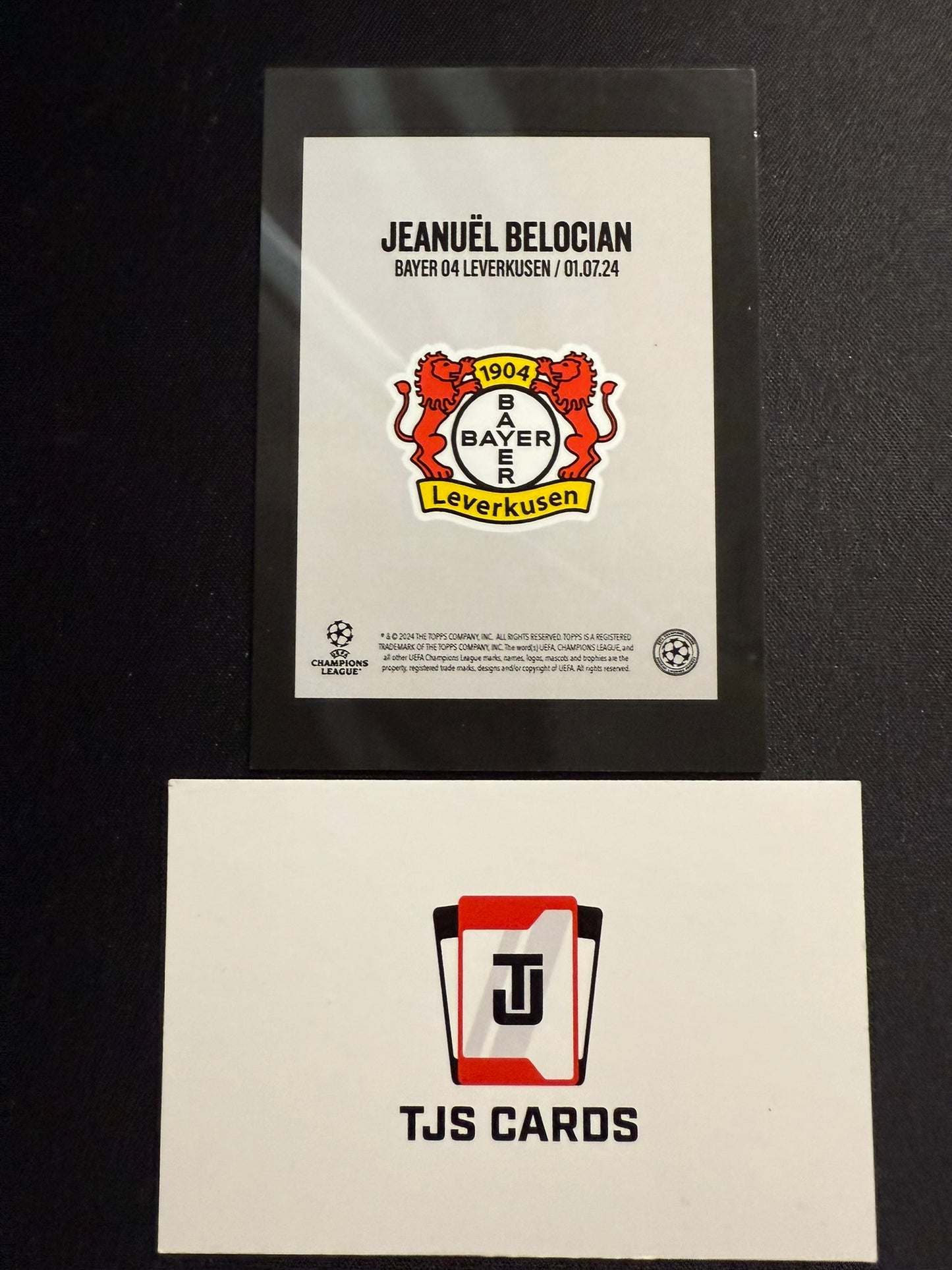 Jeanuel Belocian - Green /99 - TOPPS Summer Signings 2023/24