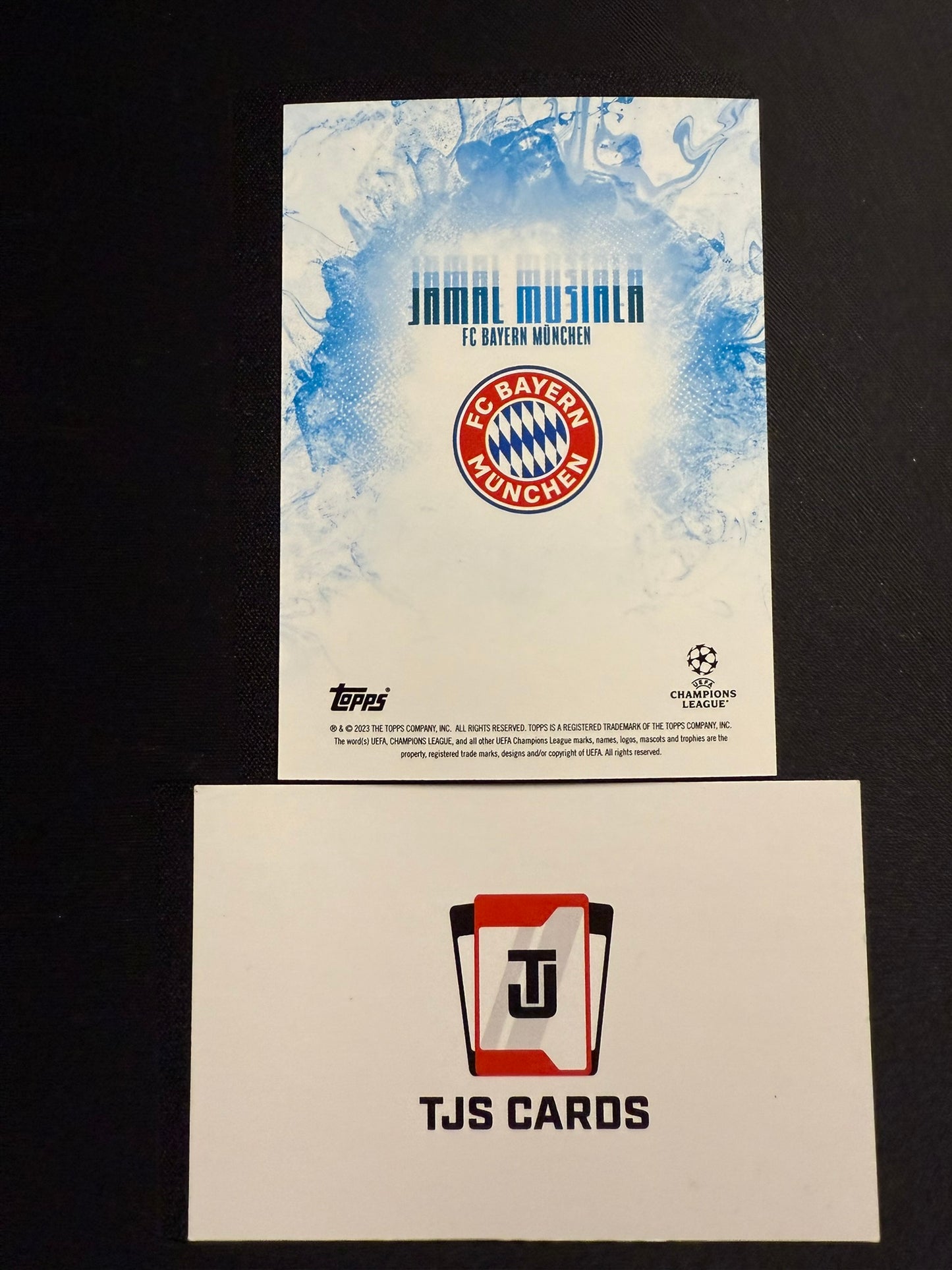 Jamal Musiala - Blue /49 - TOPPS Musiala Platinum Curated Set 2022/23