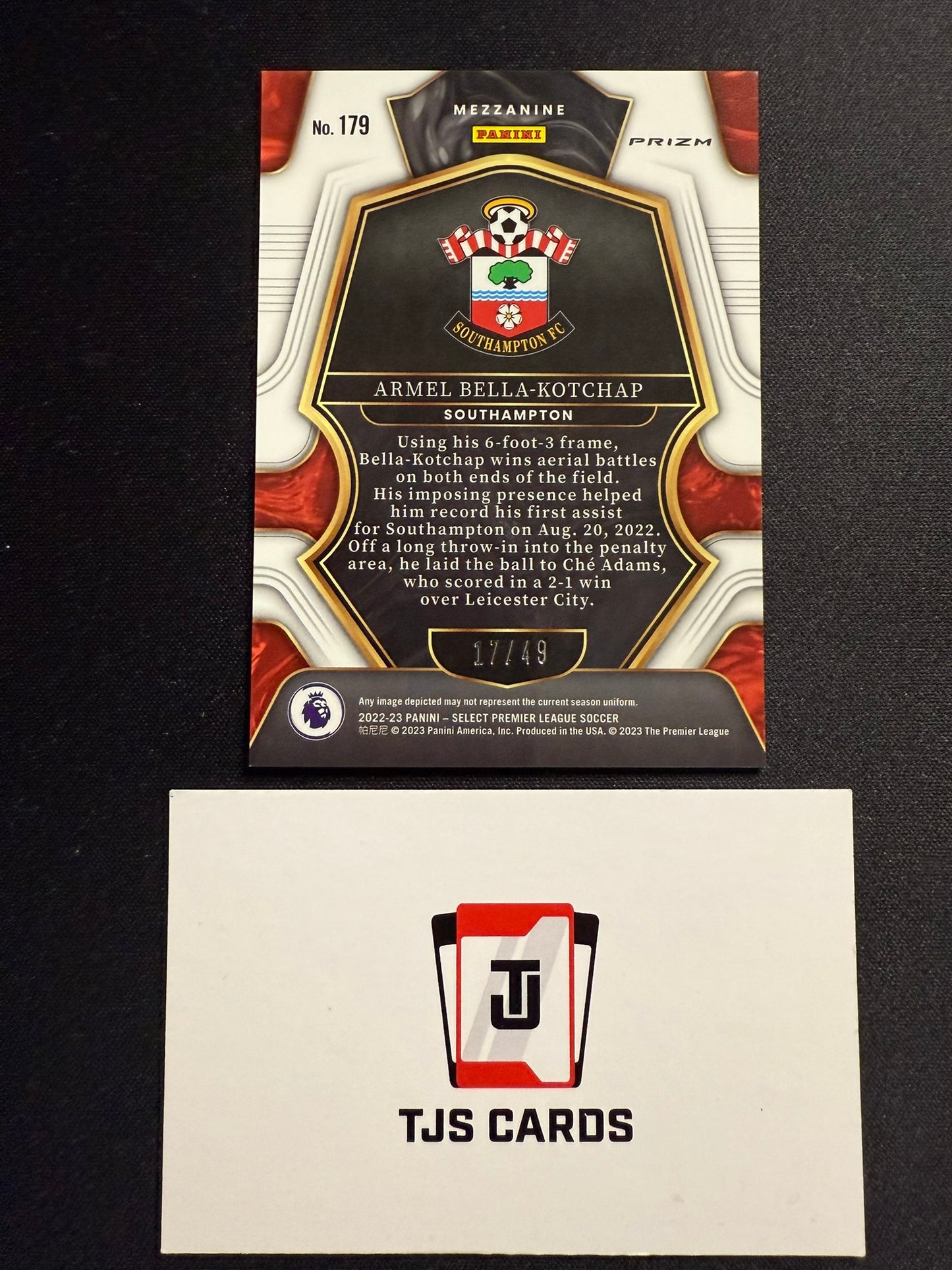 Armel Bella-Kotchap - Tie-Dye /49 - Panini Select Premier League 2022/23