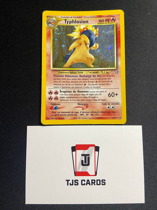 Typhlosion - Holo Swirl - French Neo Genesis 17/111 - MP - Pokemon