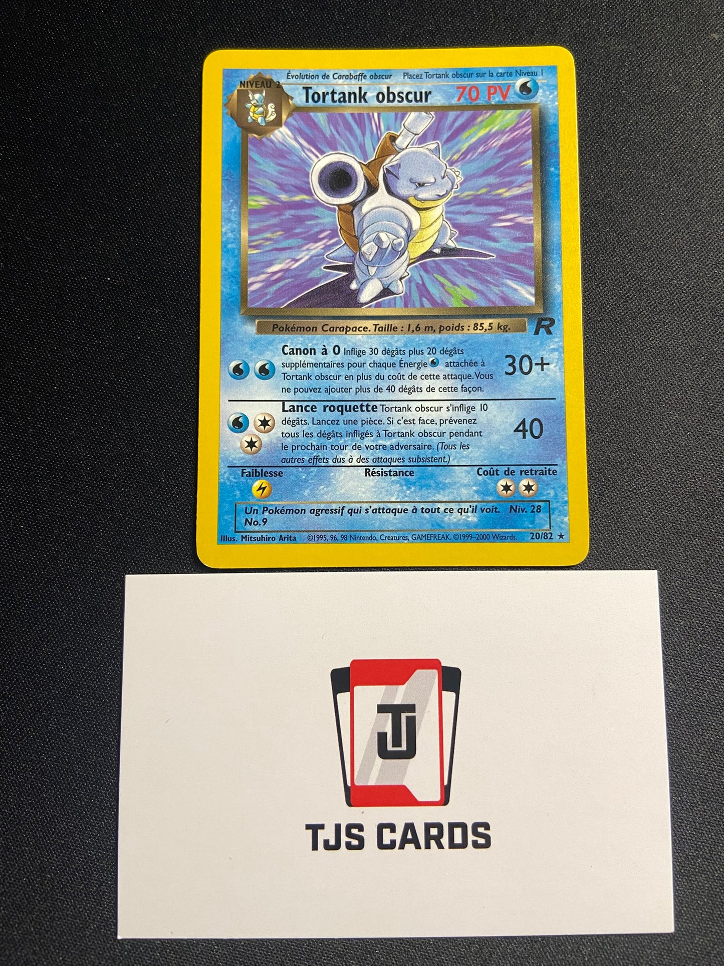 Dark Blastoise (Tortank Obscur) - French Rocket 20/82 - LP - Pokemon