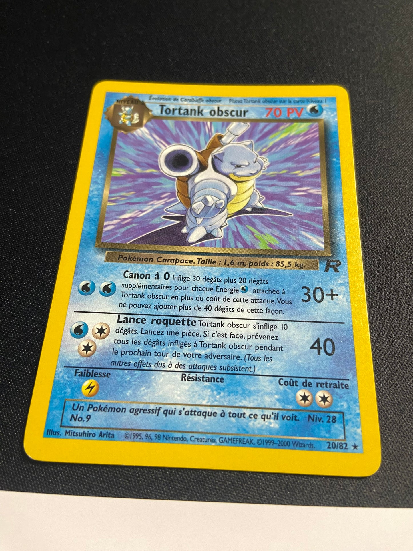 Dark Blastoise (Tortank Obscur) - French Rocket 20/82 - LP - Pokemon