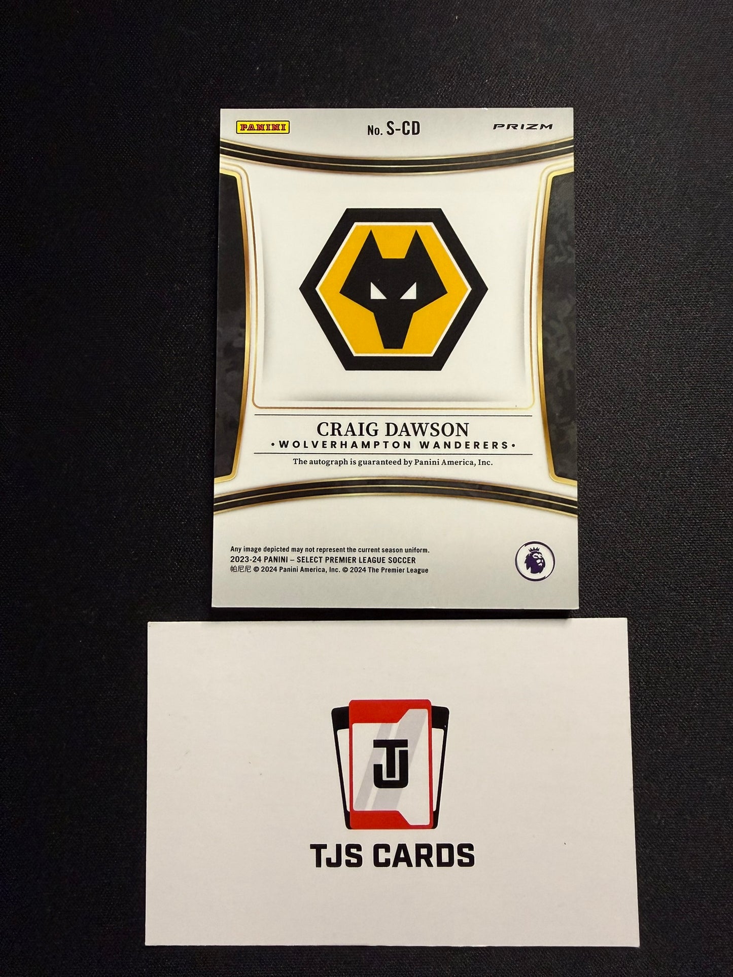 Craig Dawson - Auto - Panini Select Premier League 2023/24