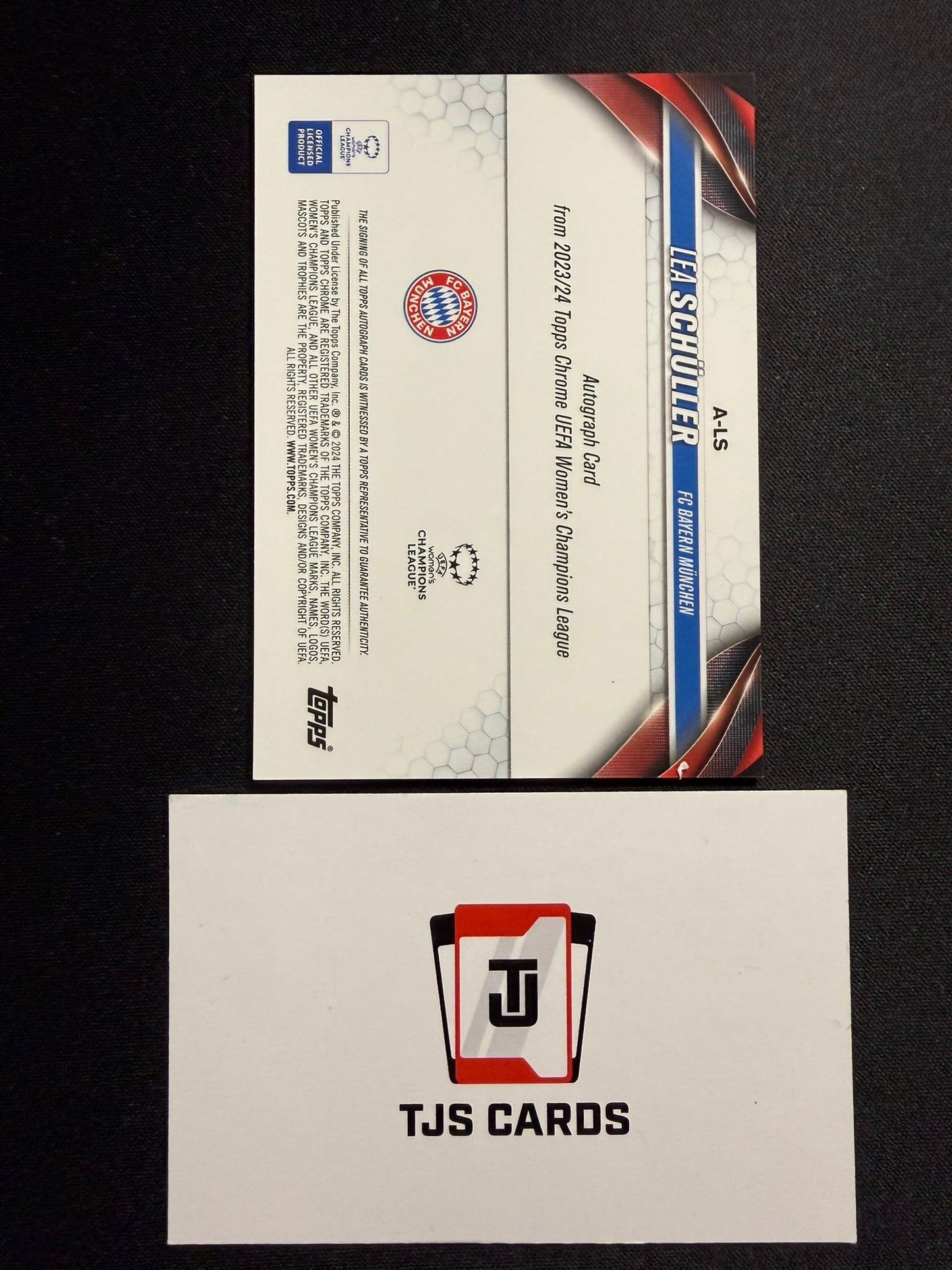 Lea Schuller - Auto - TOPPS Chrome UWCL 2023/24