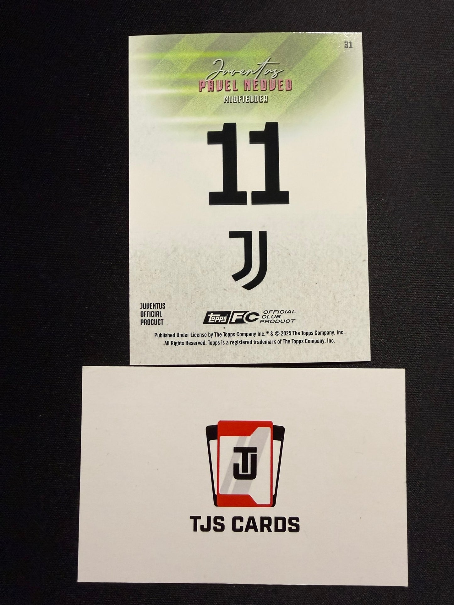 Pavel Nedved - Gold /50 - TOPPS Juventus Team Set 2025/26