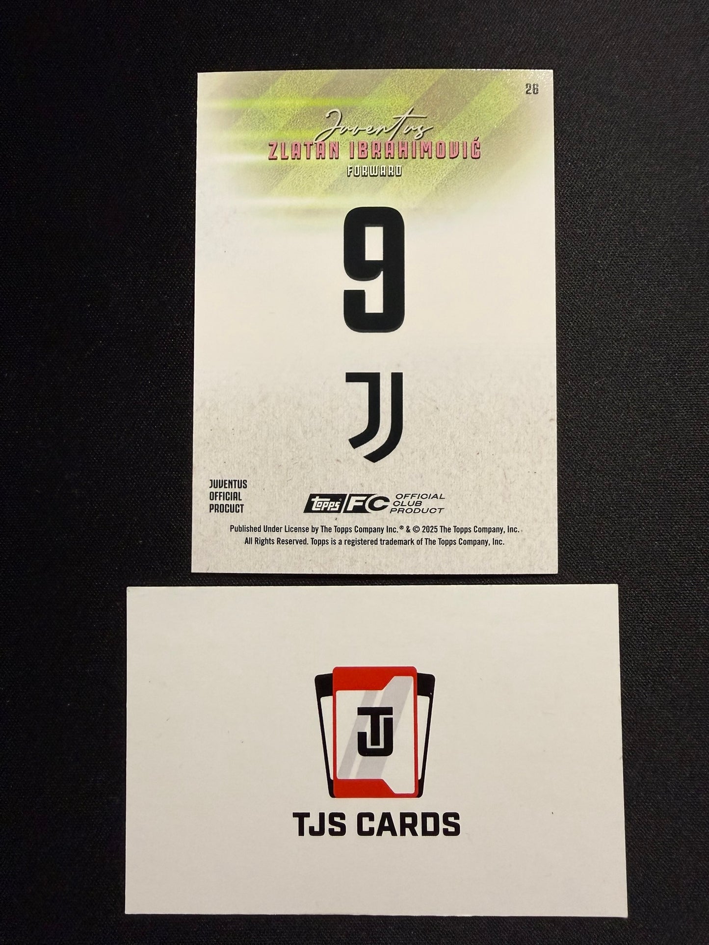 Zlatan Ibrahimovic - Aqua /150 - TOPPS Juventus Team Set 2025/26