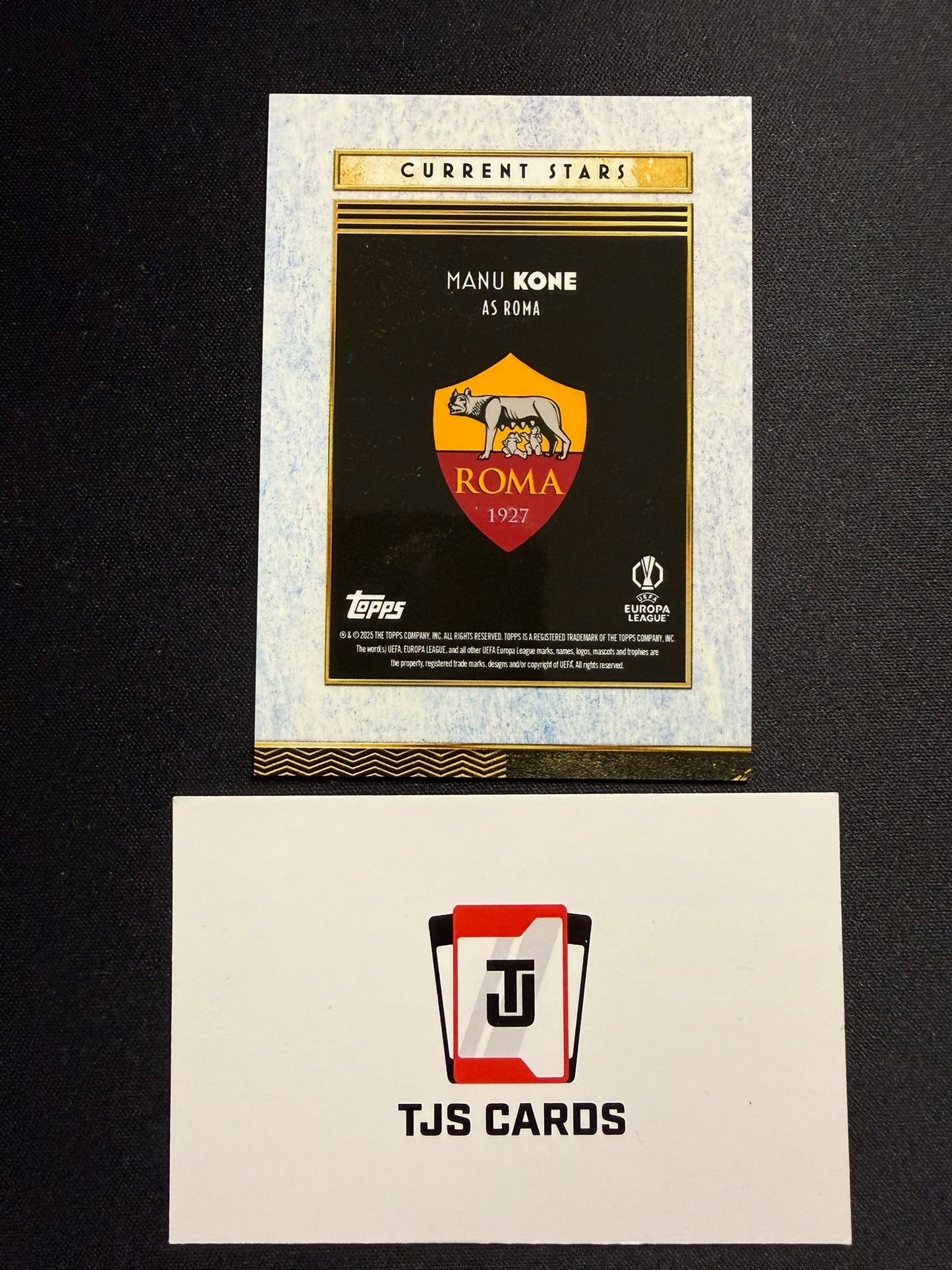 Manu Kone - Blue /99 - TOPPS Deco UCC 2025/26