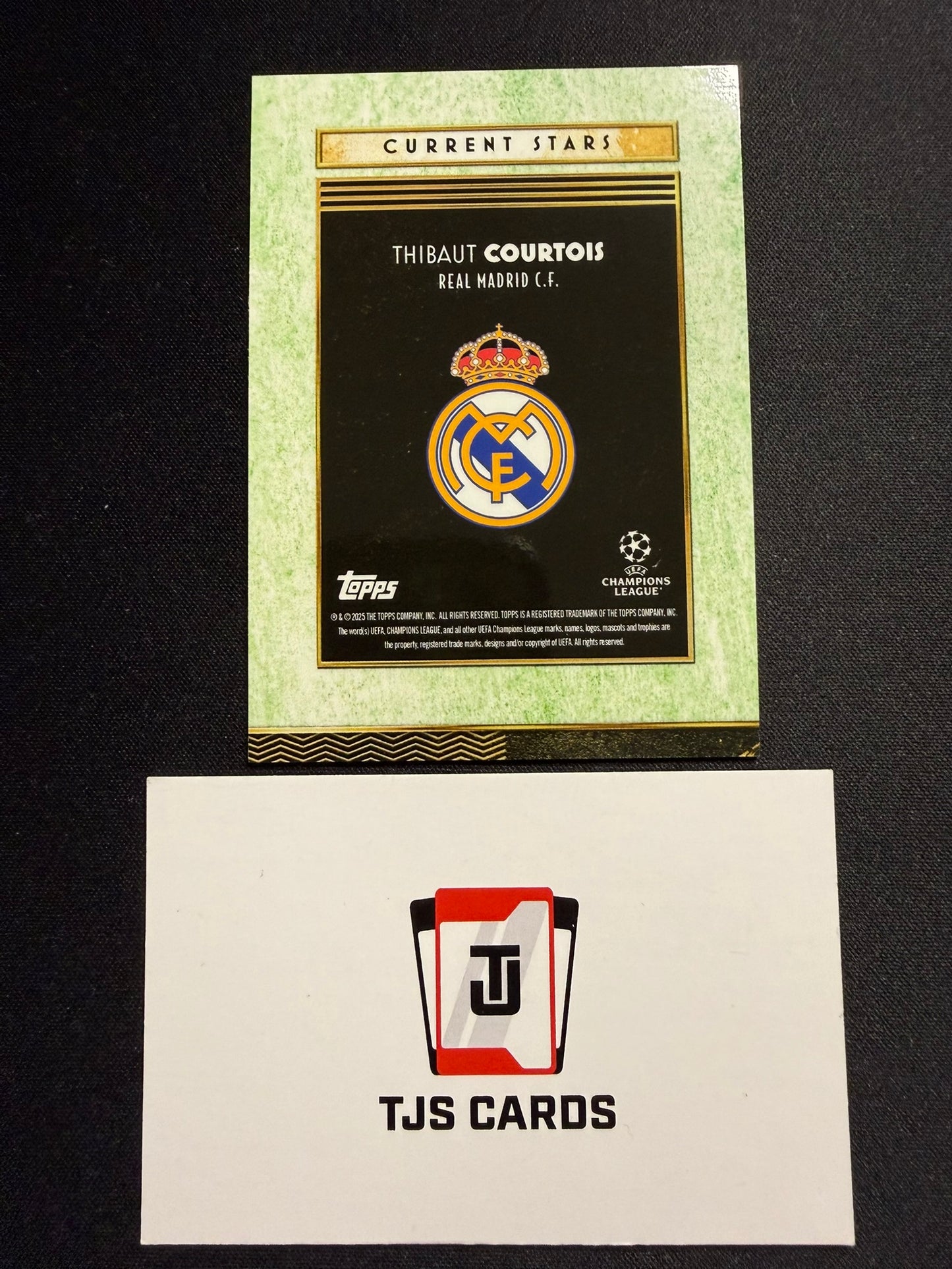 Thibaut Courtois - Green /75 - TOPPS Deco UCC 2025/26