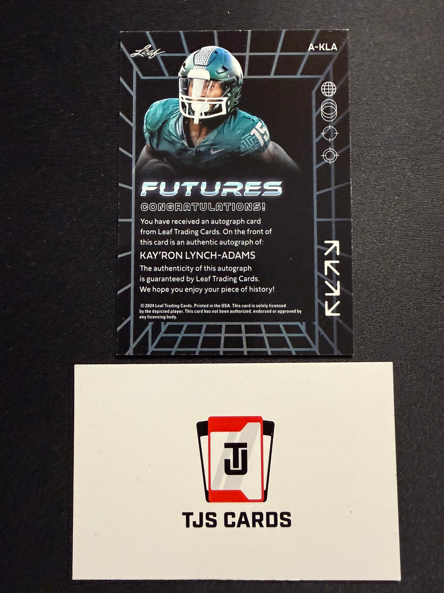 Kay'ron Lynch-Adams - Silver Auto /149 - Leaf Futures 2024
