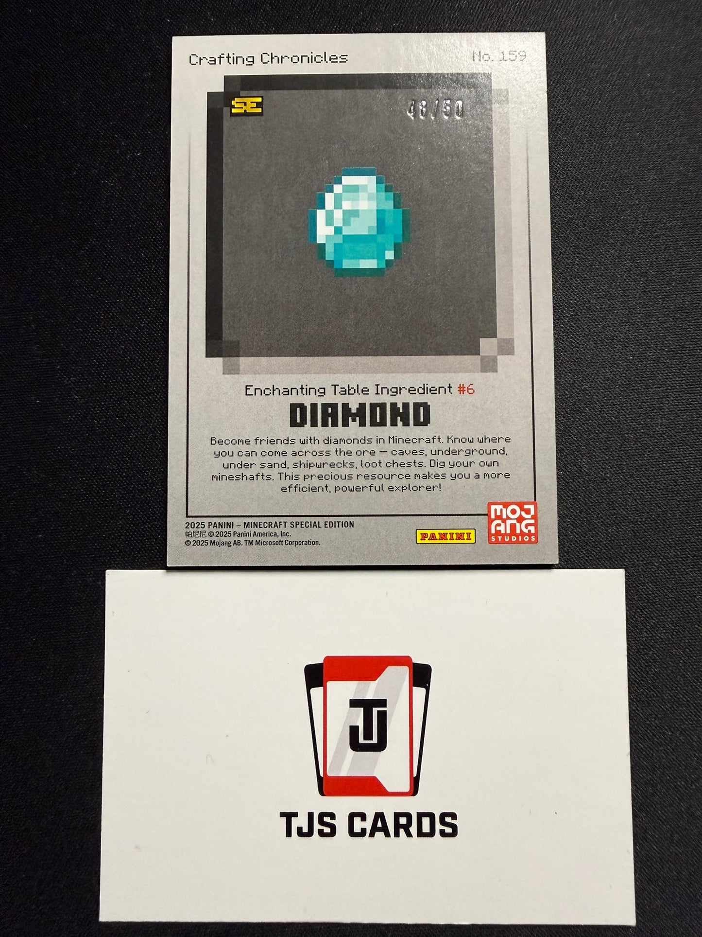 Diamond - Gold Crafting Chronicles /50 - Panini Minecraft Special Edition 2025