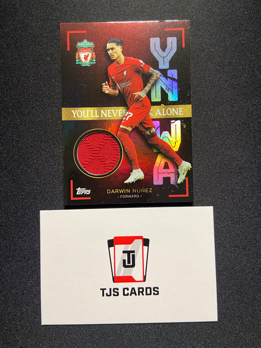 Darwin Nunez - Player-Worn Patch - TOPPS Liverpool Team Set 2022/23
