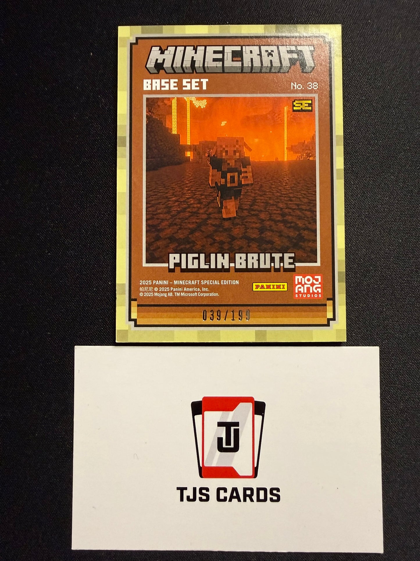 Piglin Brute - Stone /199 - Panini Minecraft Special Edition 2025