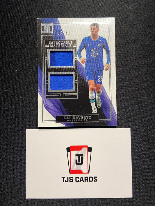 Kai Havertz - Dual Patch /49 - Panini Impeccable Premier League 2022/23
