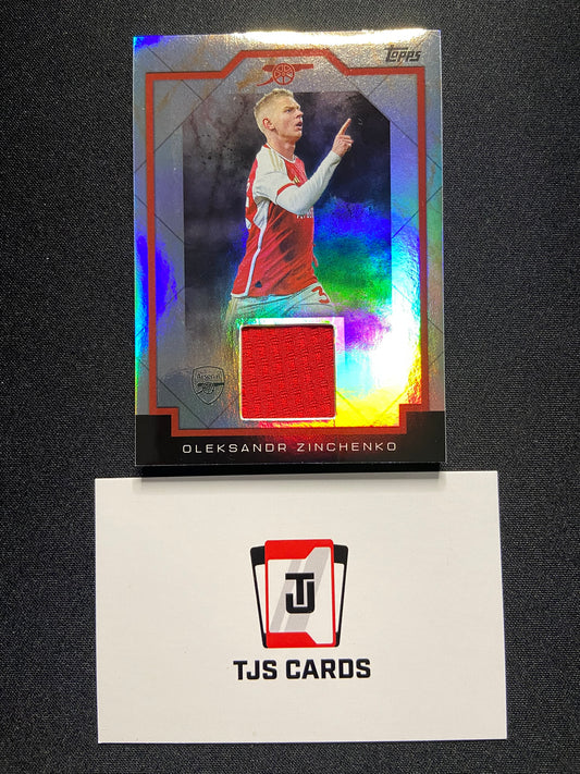 Oleksandr Zinchenko - Match-Worn Patch (Red) - TOPPS Arsenal Team Set 2023/24