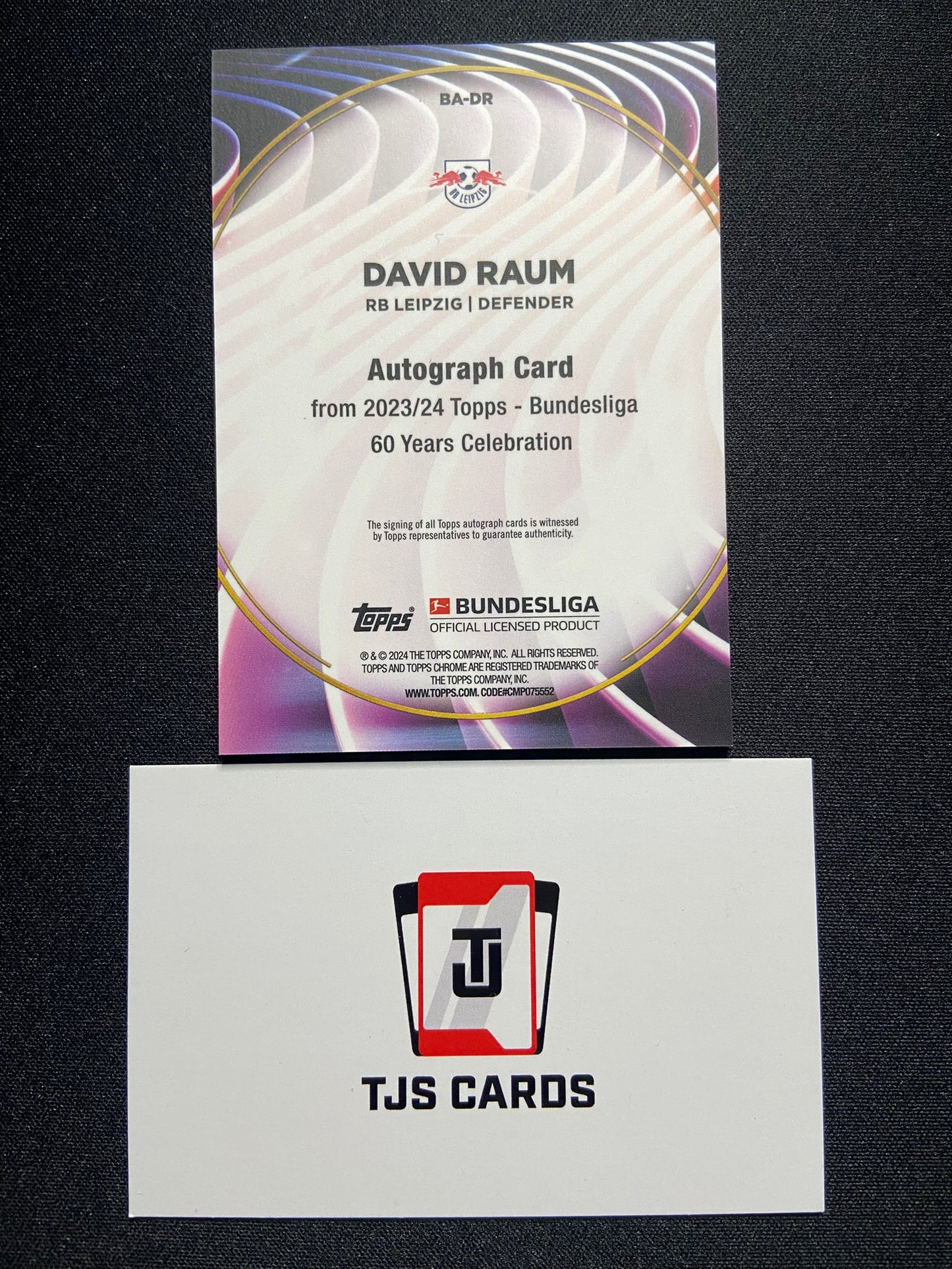 David Raum - Auto /50 - TOPPS Bundesliga 60 2023/24