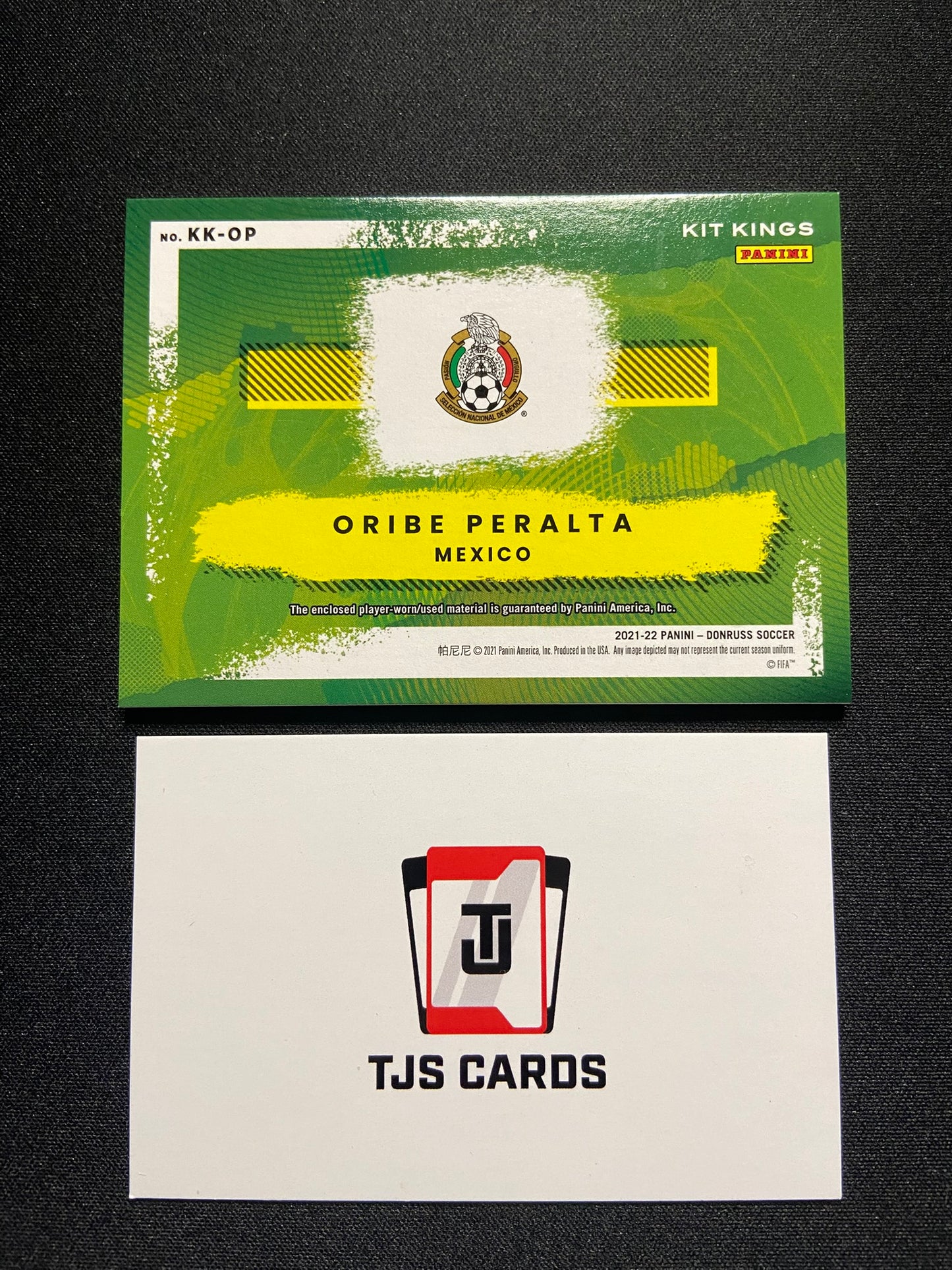 Oribe Peralta - Player-Worn Patch /10 - Panini Donruss Soccer 2021/22