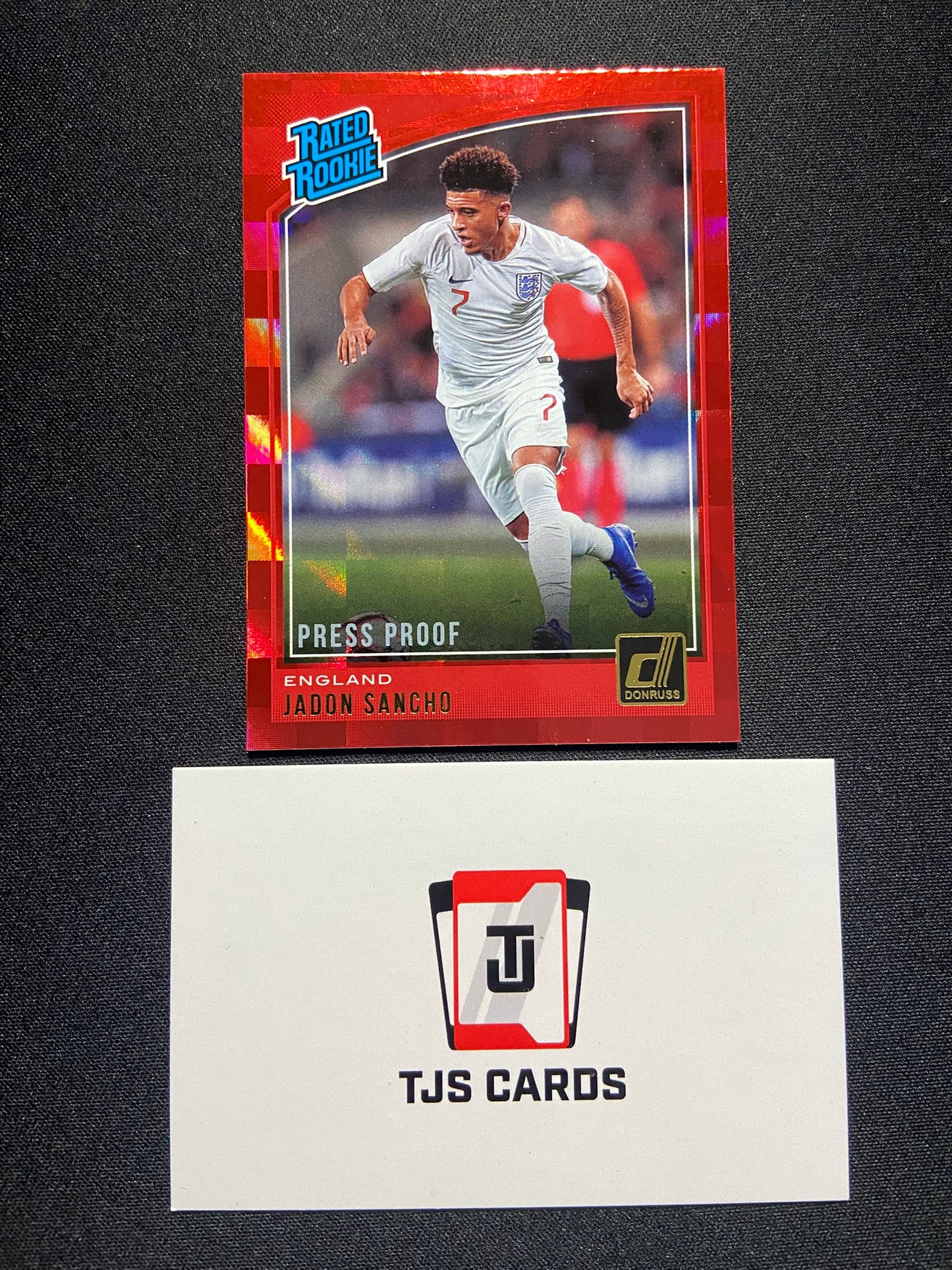 Jadon Sancho - Press Proof Rated Rookie - Panini Donruss 2018/19