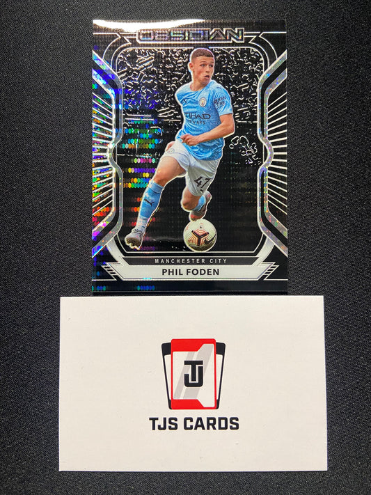 Phil Foden - White Pulsar /11 - Panini Obsidian Soccer 2020/21
