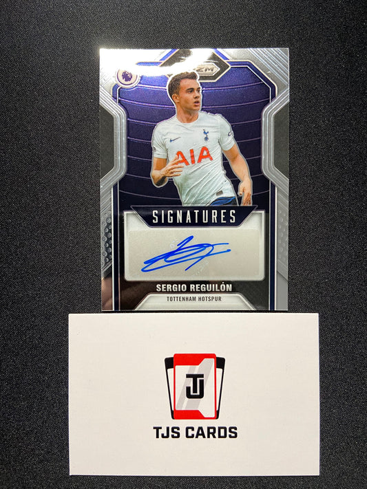Sergio Reguilon - Auto - Panini Prizm Premier League 2021/22