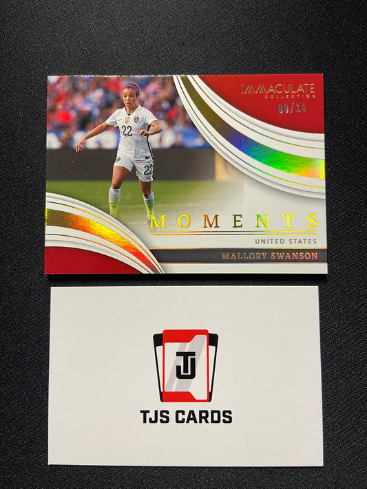 Mallory Swanson - Moments Gold /10 - Panini Immaculate Soccer 2022/23