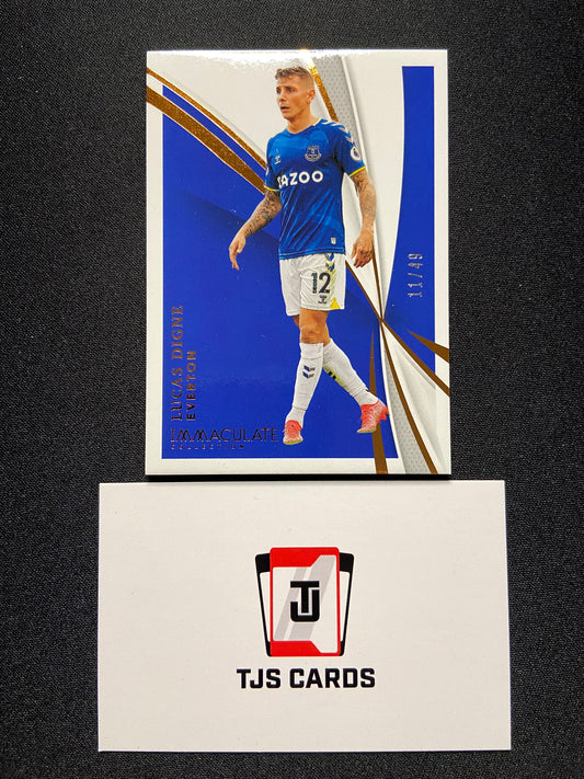 Lucas Digne - Bronze /49 - Panini Immaculate Soccer 2021
