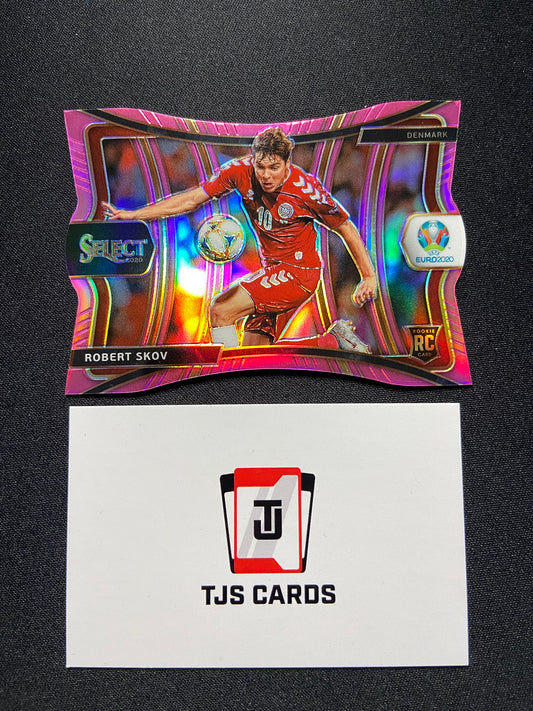 Robert Skov - Rookie Pink /99 - Panini Select UEFA EURO 2020