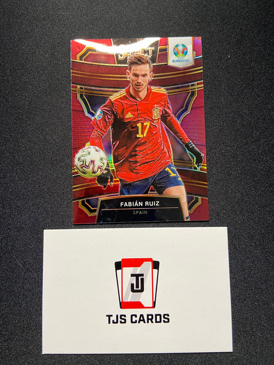 Fabian Ruiz - Red /165 - Panini Select UEFA EURO 2020