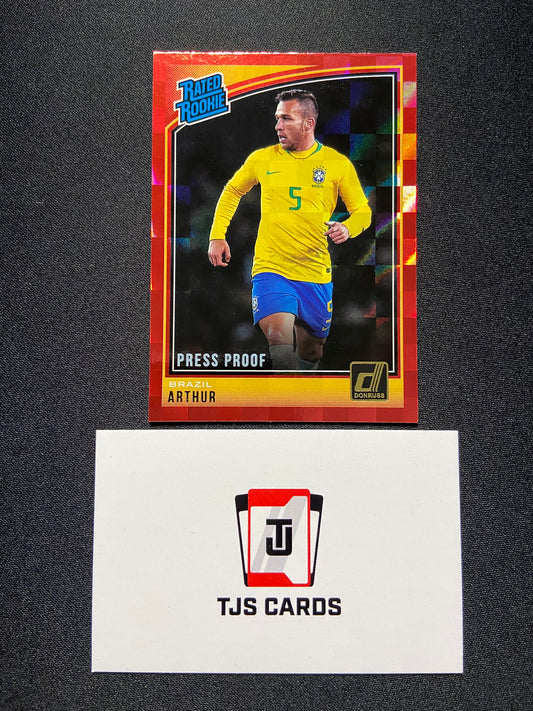 Arthur - Rated Rookie Press Proof Red - Panini Donruss 2018/19